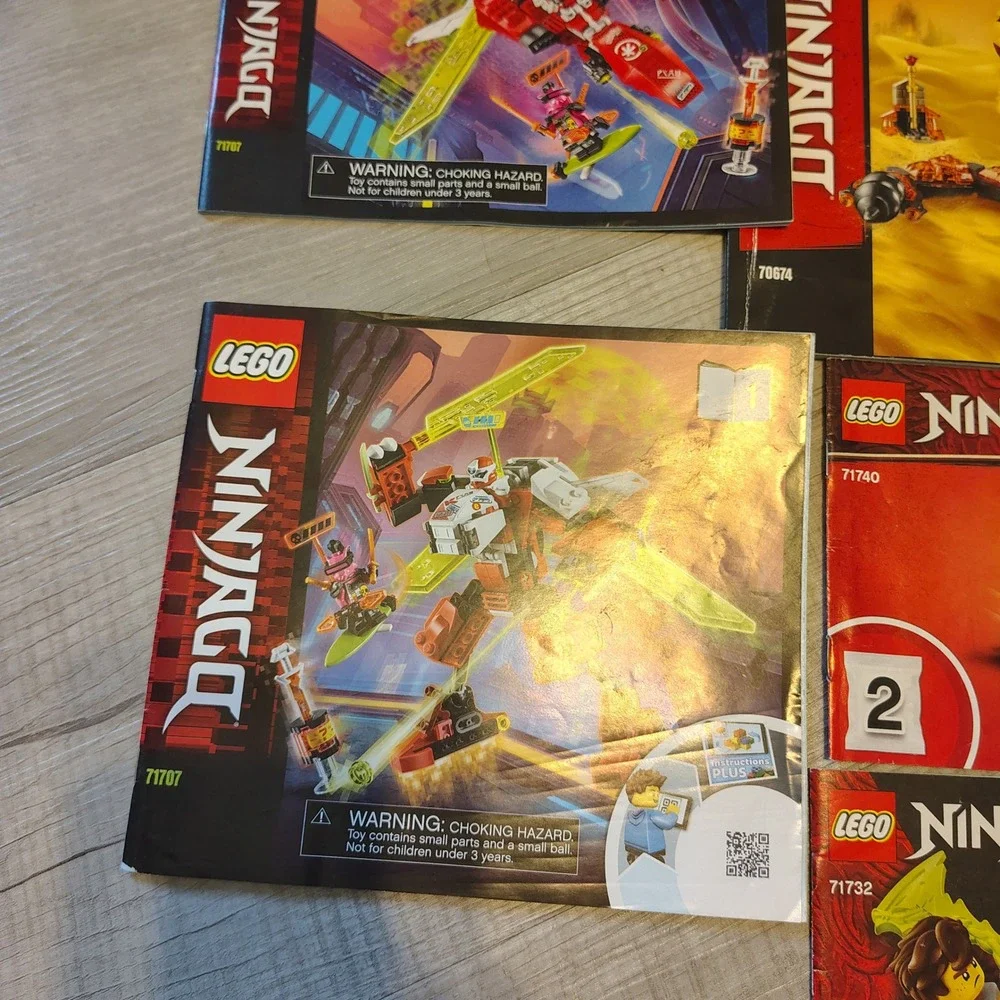 Lego Ninjago Instruction Manual Lot 71740 71707 71747 70674 Legacy Guides